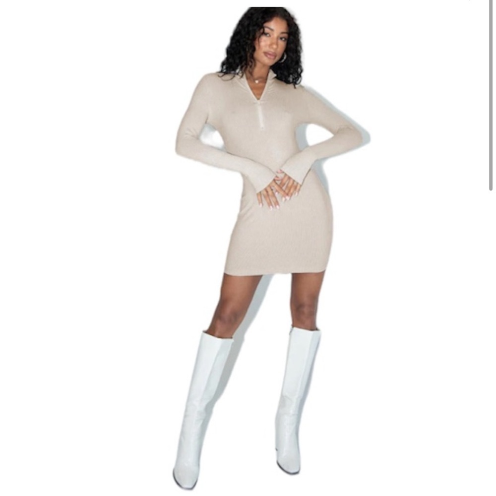 Princess Polly l Kiara Beige Mini Dress